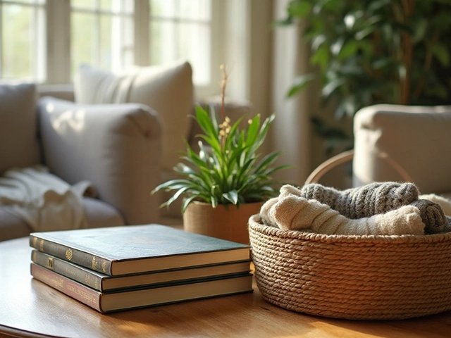 Creative Ideas for the Bottom Shelf of a Round Coffee Table