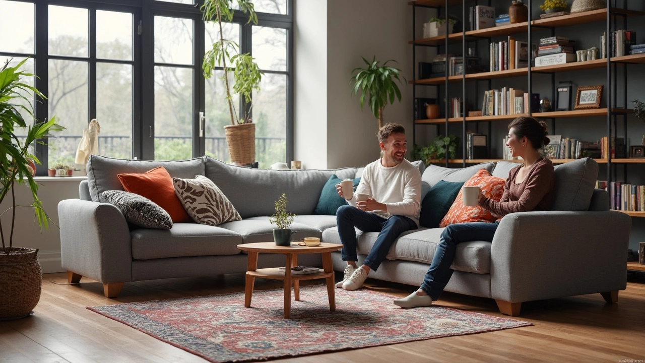 Corner Sofa in the Middle of the Room: Smart or Silly?