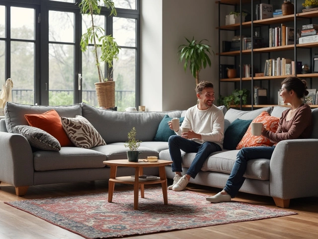 Corner Sofa in the Middle of the Room: Smart or Silly?