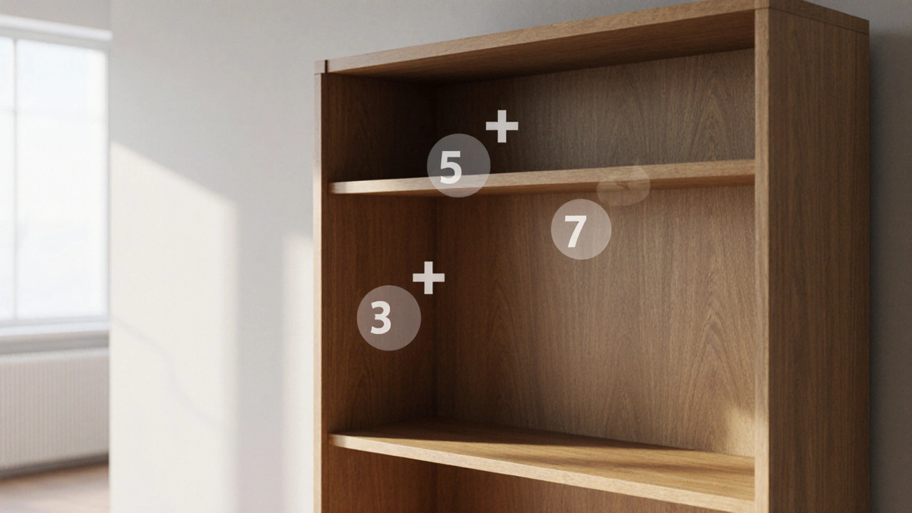 3-5-7 Decorating Rule Explained: How to Style Bookcases