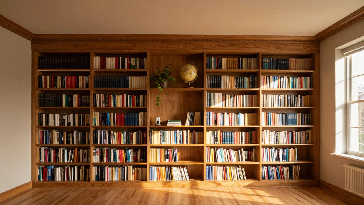 Should Built-In Bookshelves Go to the Ceiling?