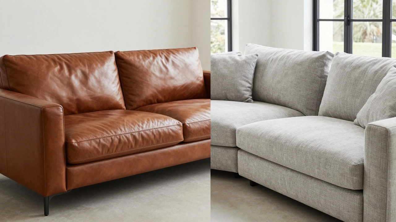 Leather vs Fabric Sofas: Which One Should You Actually Buy?